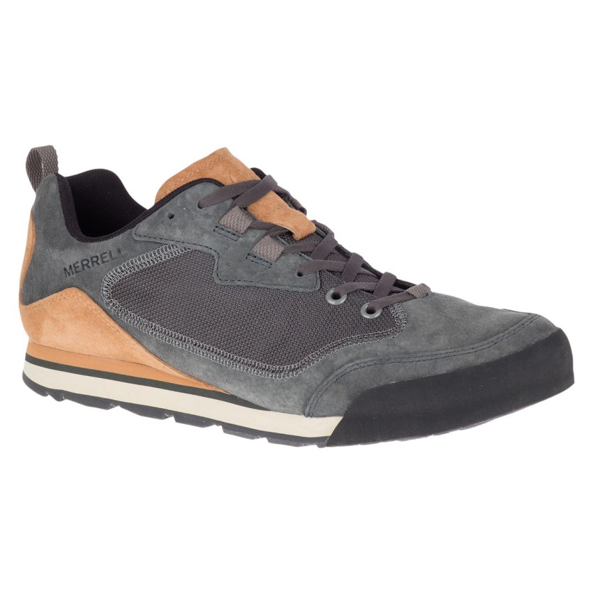 Basket Merrell Burnt Rock Travel Suede Grise Foncé Homme | G.C.TRIK